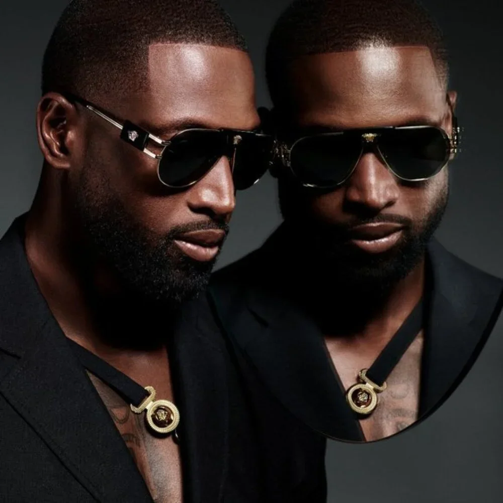 NEW VERSACE GOLD MIRROR SUNGLASSES
